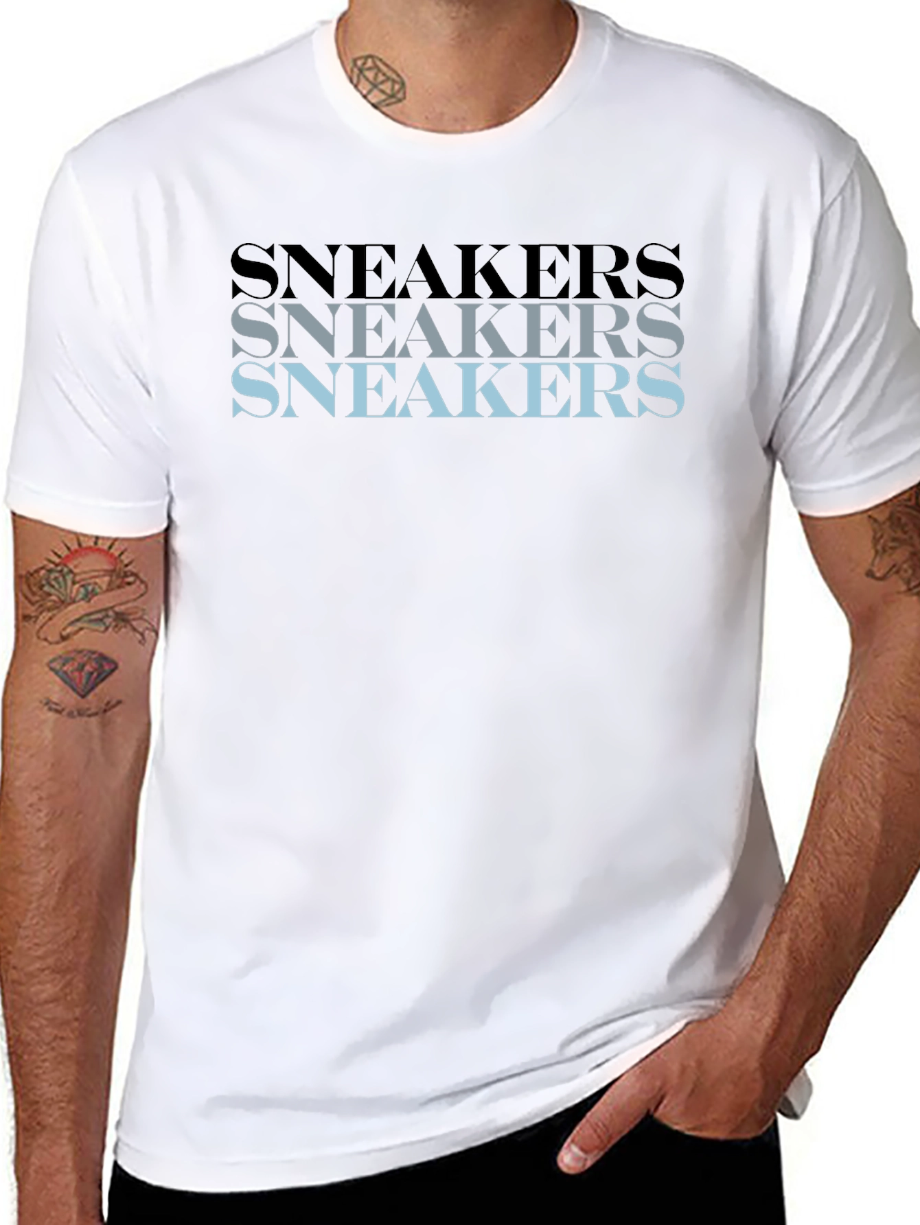 Sneakers Graphic Print T-Shirt