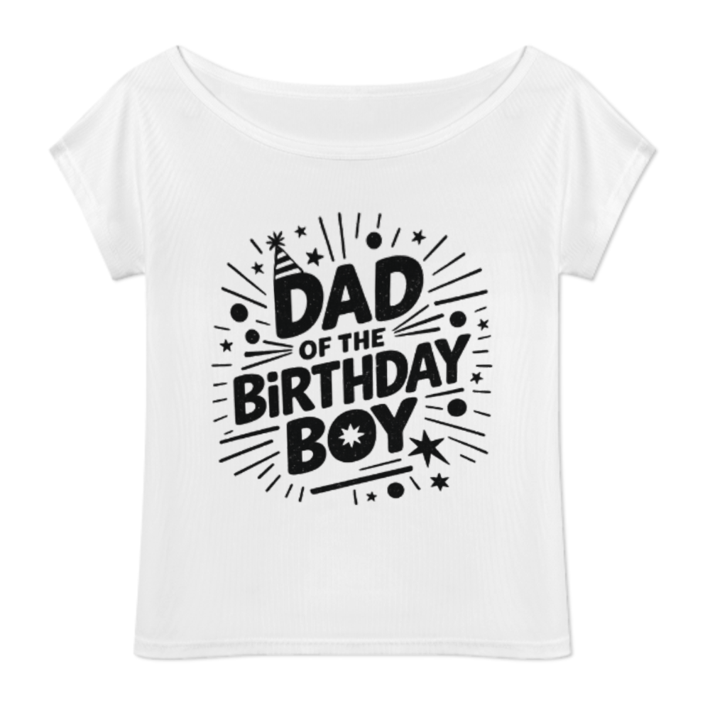 Dad of the Birthday Boy Graphic Tee – Fun Family Birthday Party Shirt(z410)