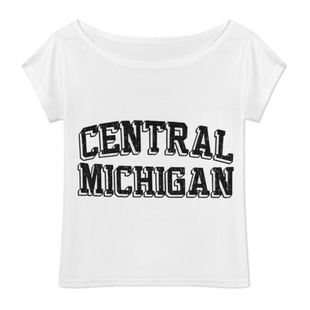 Central Michigan Vintage Varsity Tee – Retro College Streetwear Graphic Shirt(z402)