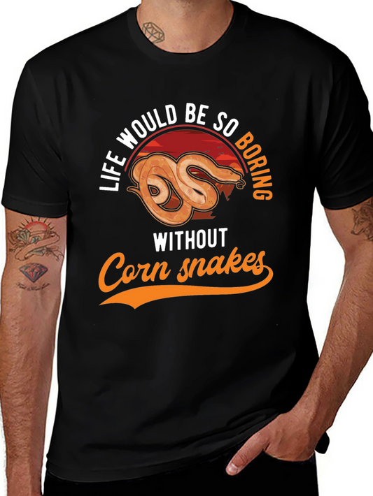 Corn Snake Graphic Tee - Life Would Be So Boring
