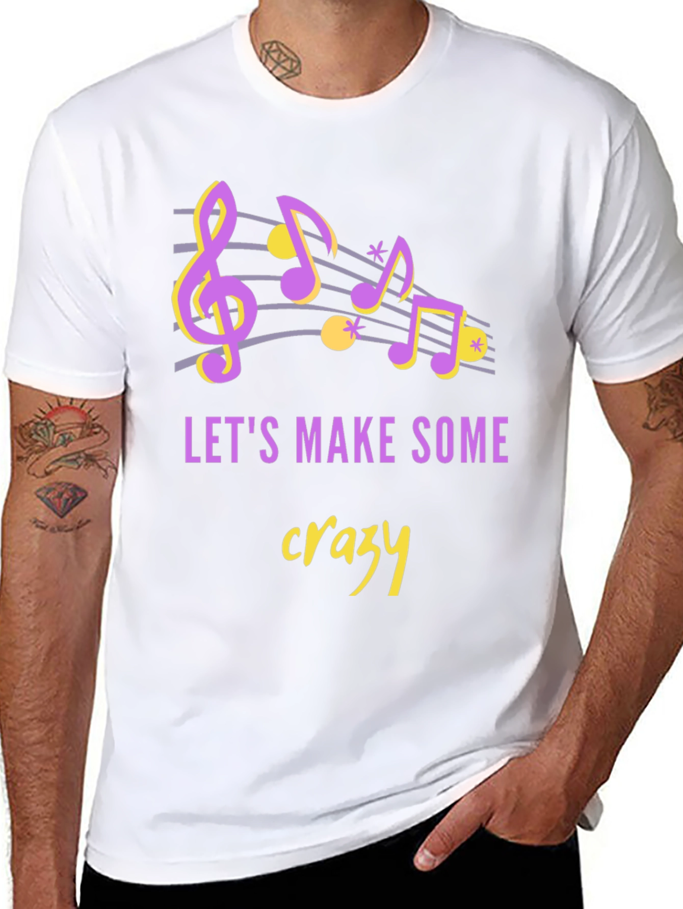 Lets Make Some Crazy Music Graphic Tee