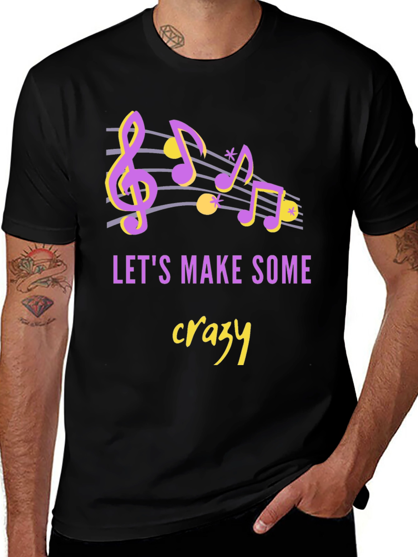 Lets Make Some Crazy Music Graphic Tee