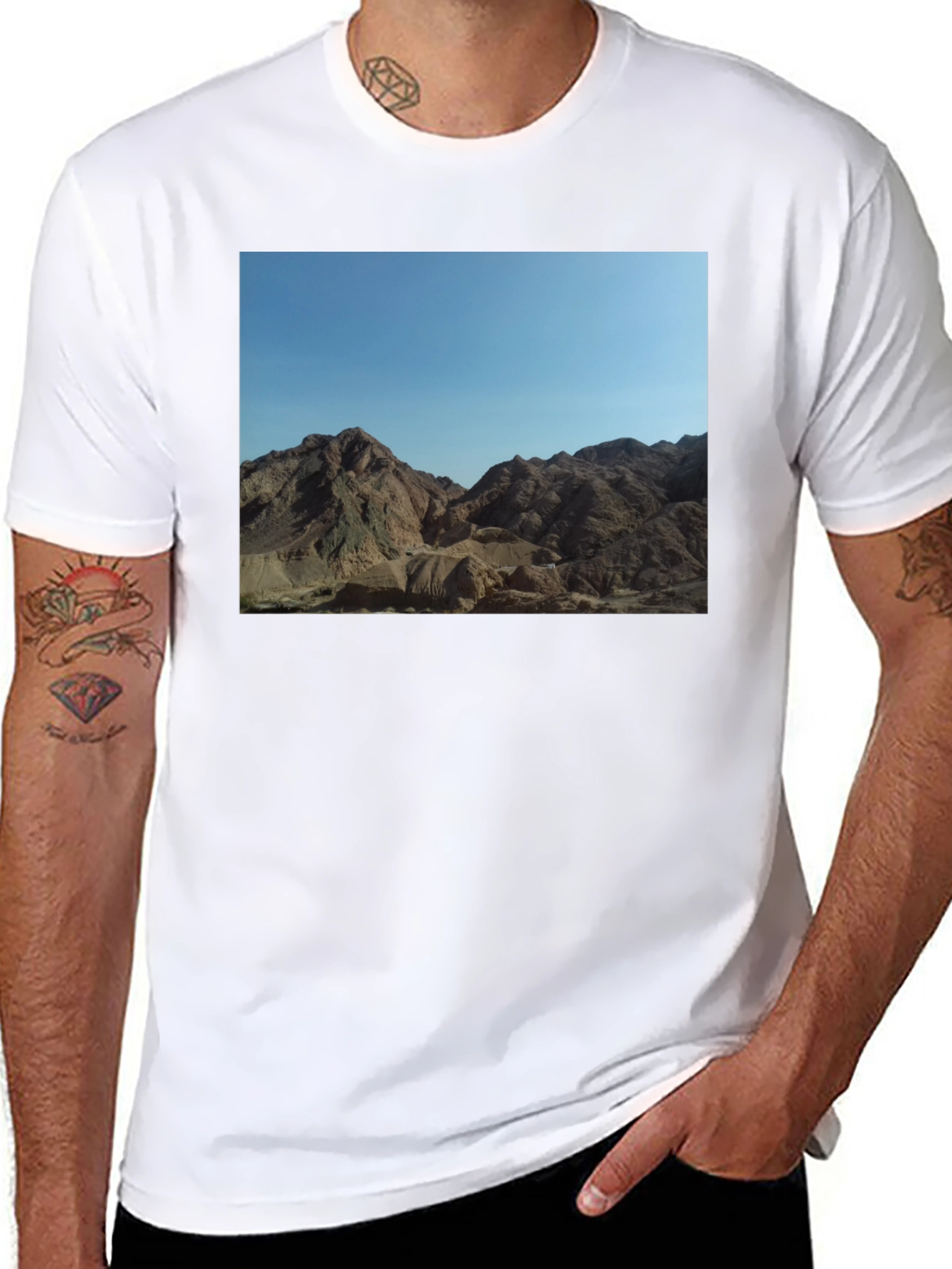Mountain Vista Graphic Tee - Unisex Black T-Shirt