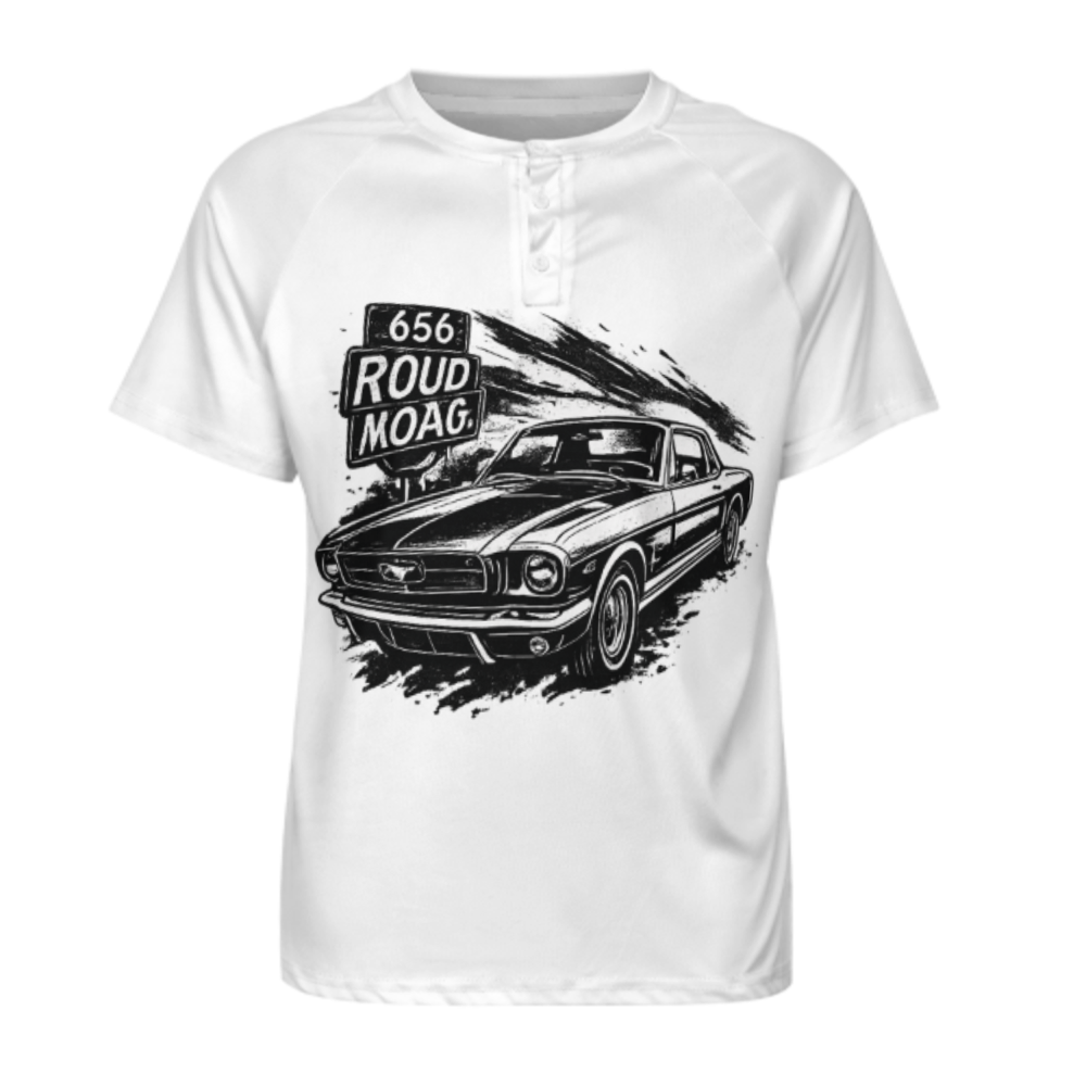 Vintage Route 656 Muscle Car Graphic T-Shirt – Classic American Retro Racing Tee for Car Enthusiasts(z361)