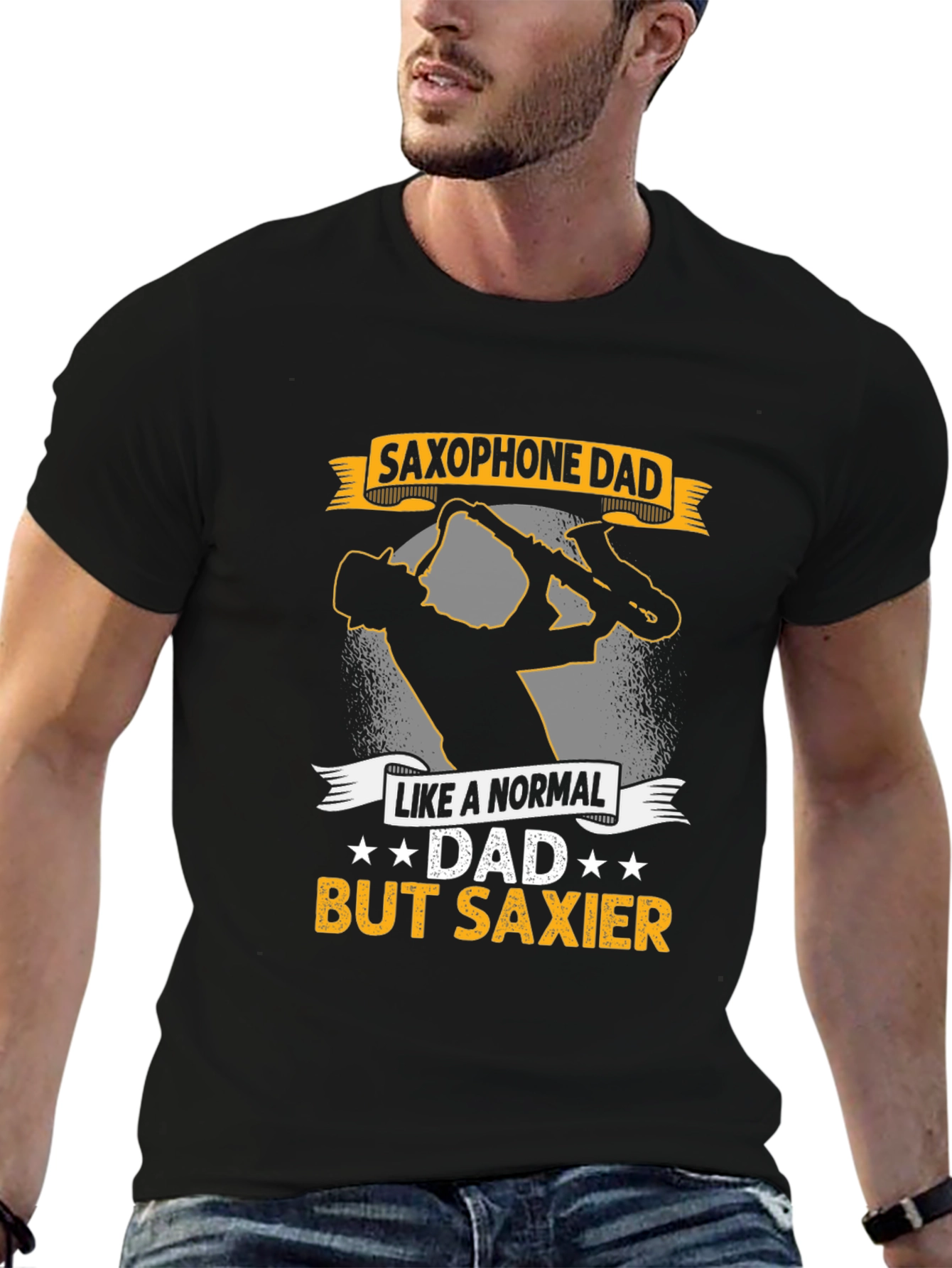 Saxophone Dad T-Shirt - Saxier Than Normal