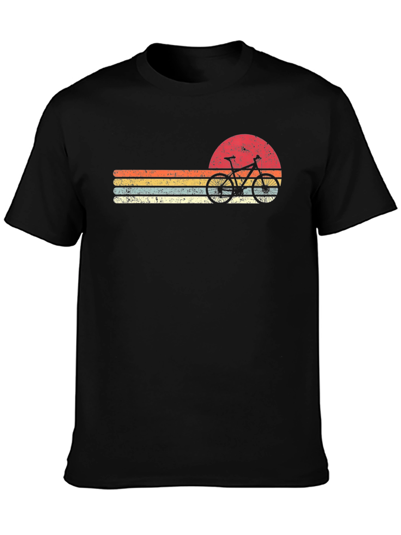 Retro Sunset Bicycle Graphic Tee