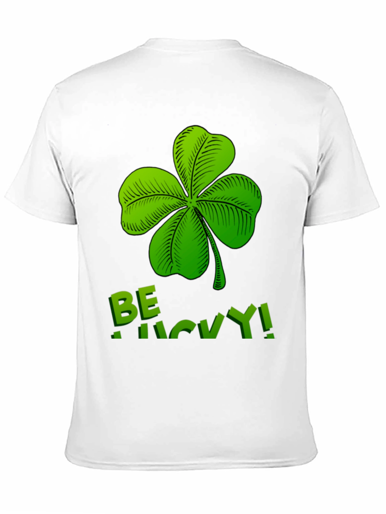 Be Lucky Shamrock Graphic T-Shirt