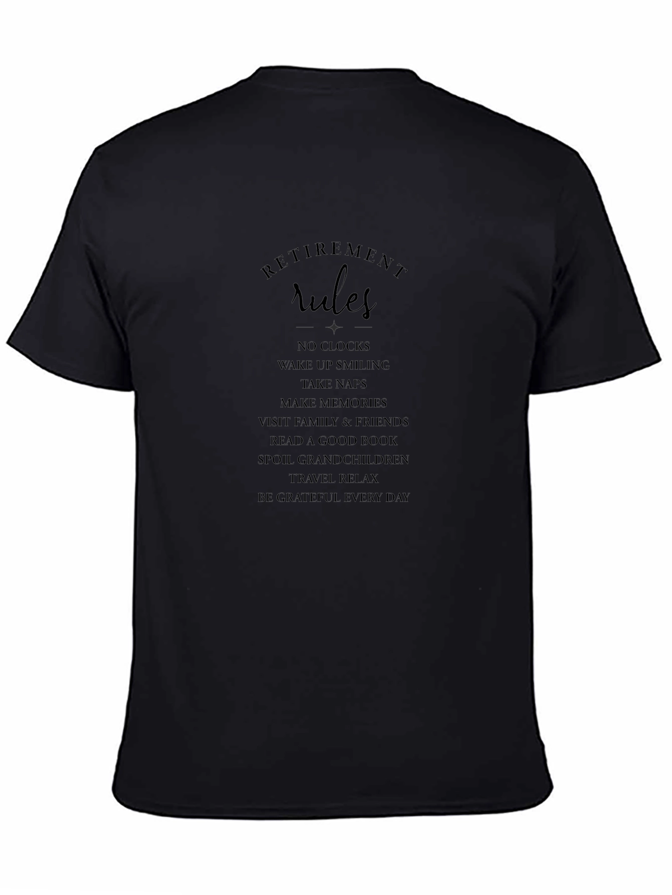 Retirement Rules Graphic T-Shirt