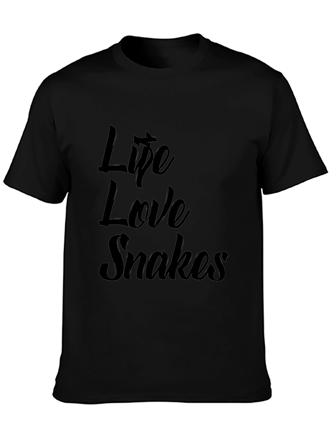 Life Love Snakes Graphic Tee - Soft Cotton Blend
