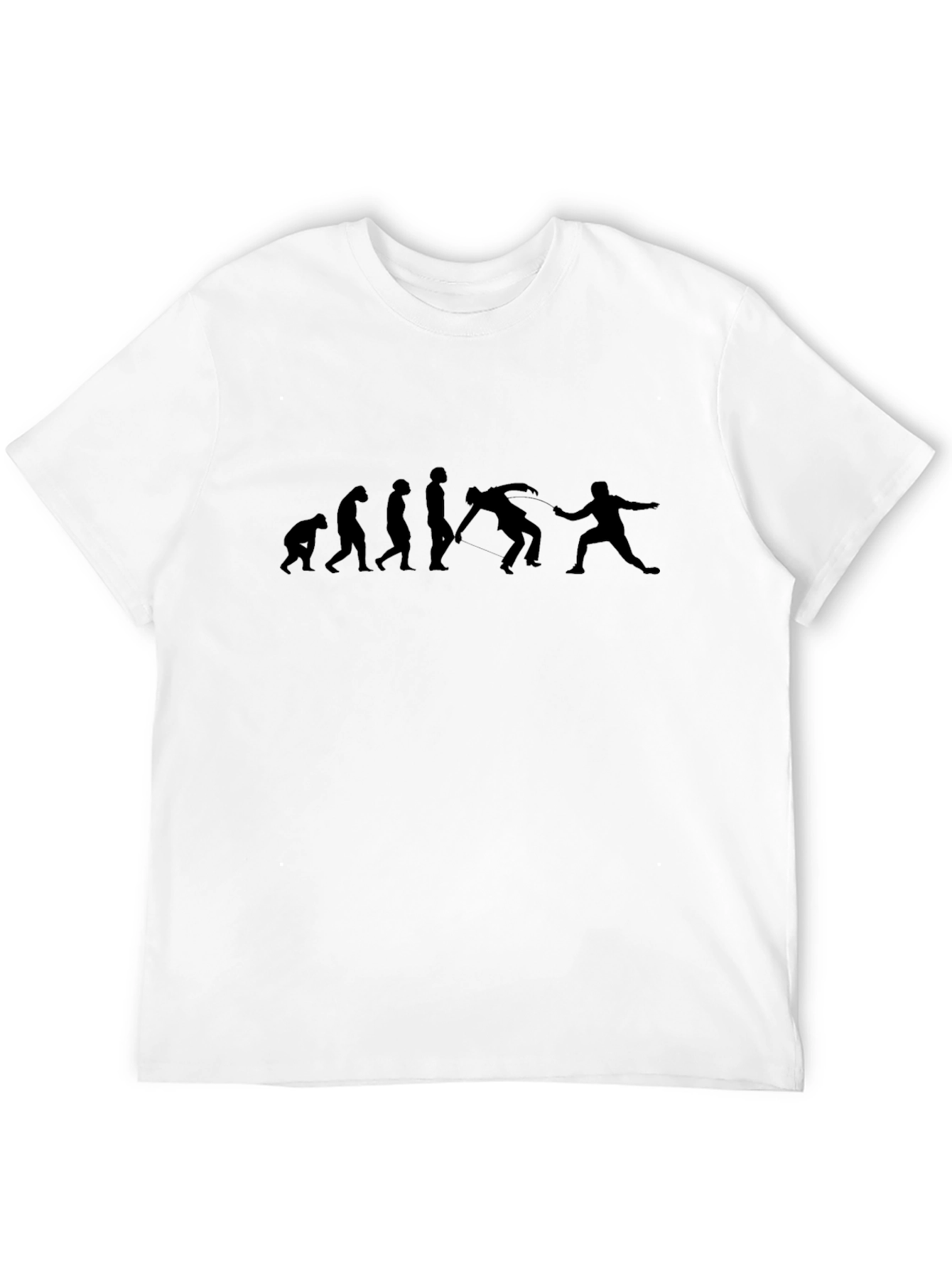 Fencing Evolution Black T-Shirt