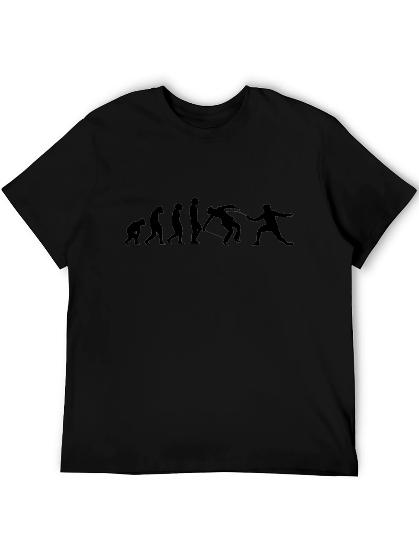 Fencing Evolution Black T-Shirt