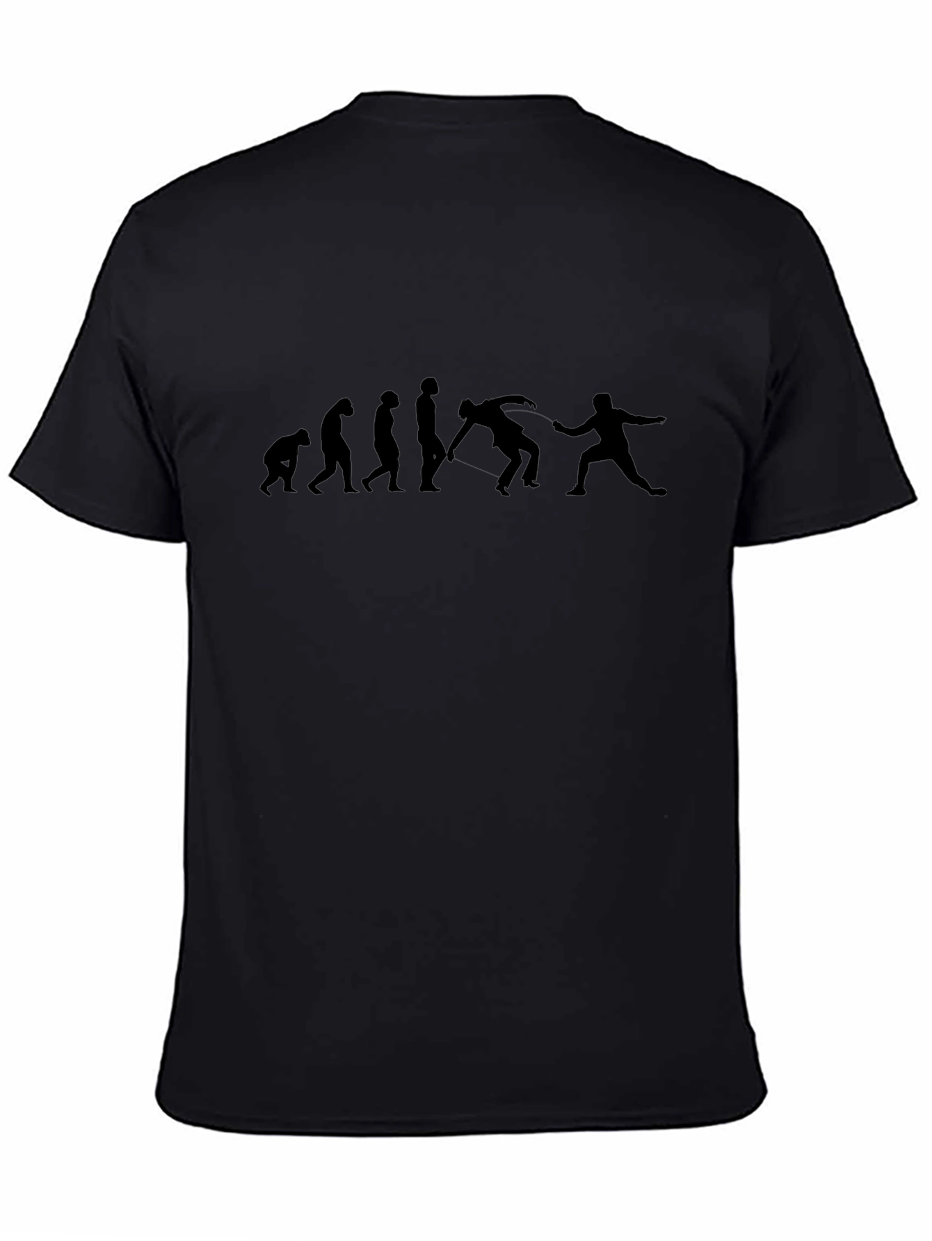 Fencing Evolution Black T-Shirt