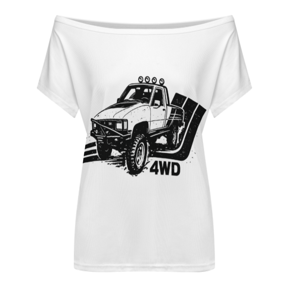 Vintage 4WD Off-Road Truck Graphic Tee – Retro Adventure Streetwear Shirt(z407)