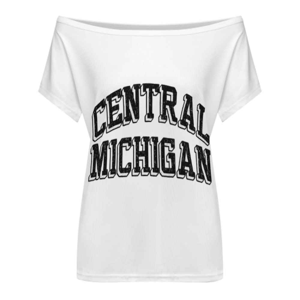 Central Michigan Vintage Varsity Tee – Retro College Streetwear Graphic Shirt(z402)