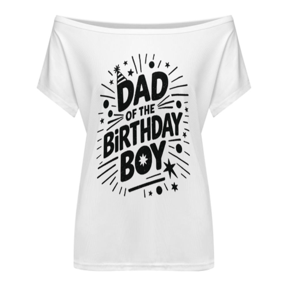 Dad of the Birthday Boy Graphic Tee – Fun Family Birthday Party Shirt(z410)