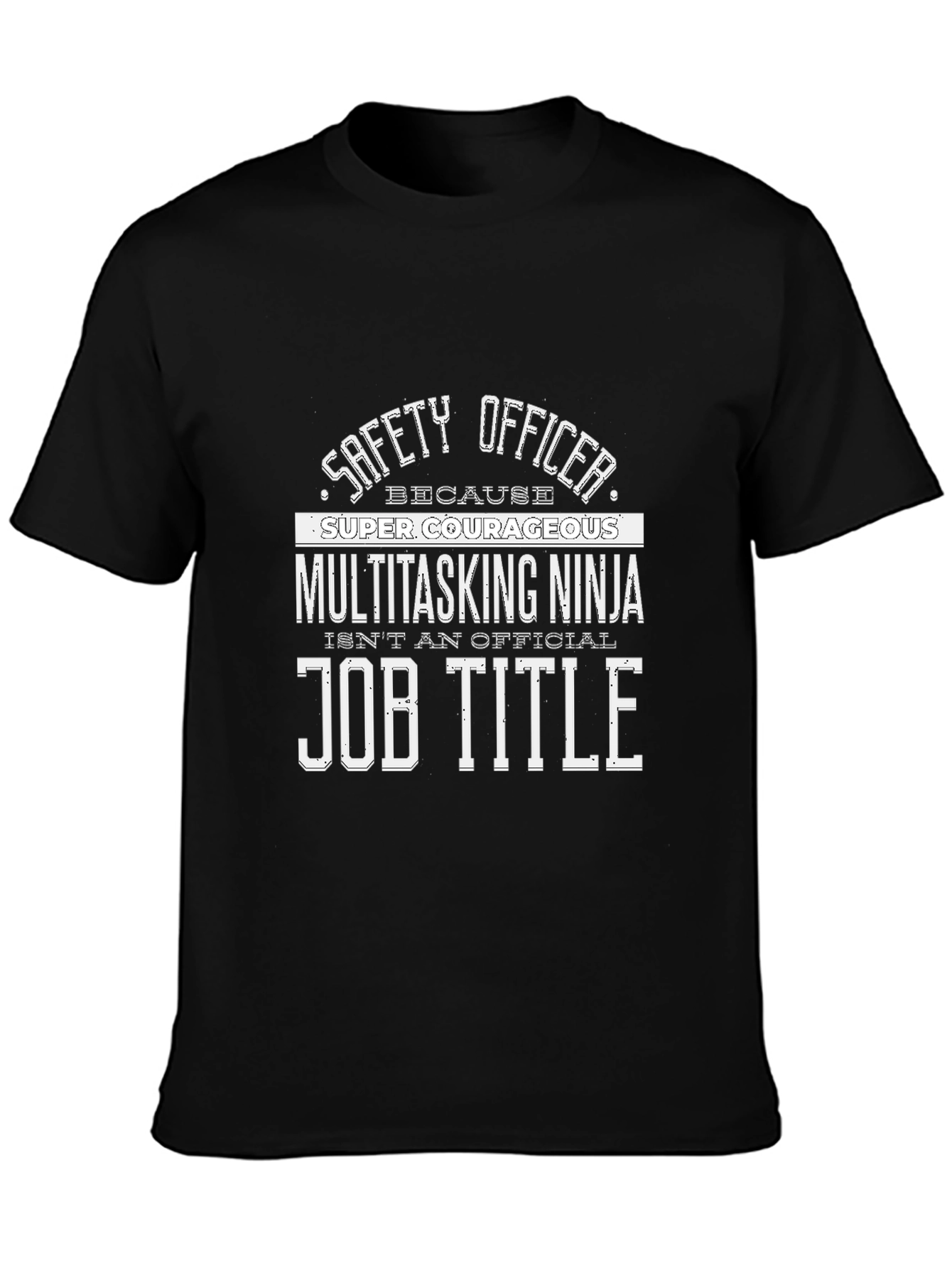 Safety Officer Multitasking Ninja Graphic Tee