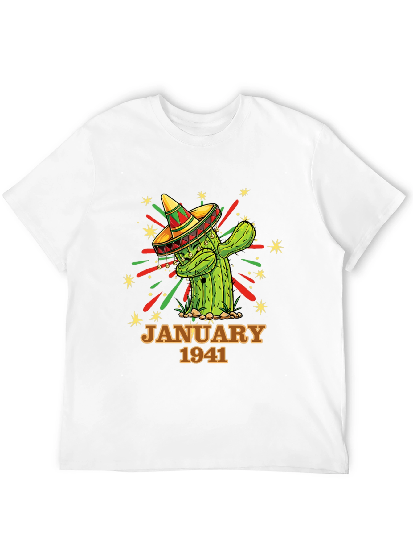 January 1941 Cactus Sombrero Graphic Tee