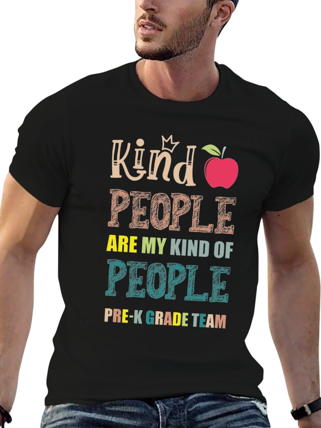 Kind People Pre-K Grade Team Teacher T-Shirt