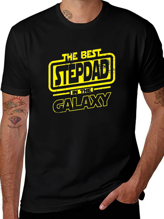 Best Stepdad in the Galaxy - Novelty T-Shirt