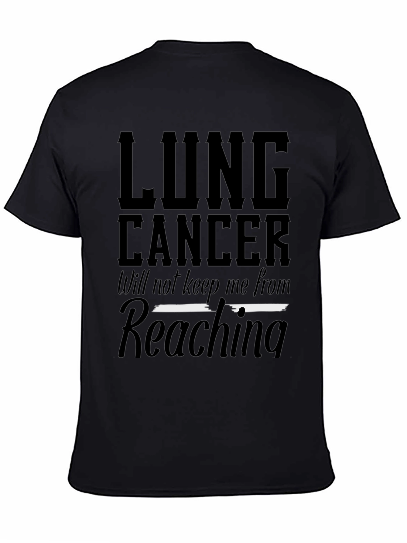 Lung Cancer Awareness T-Shirt - Reaching Goals