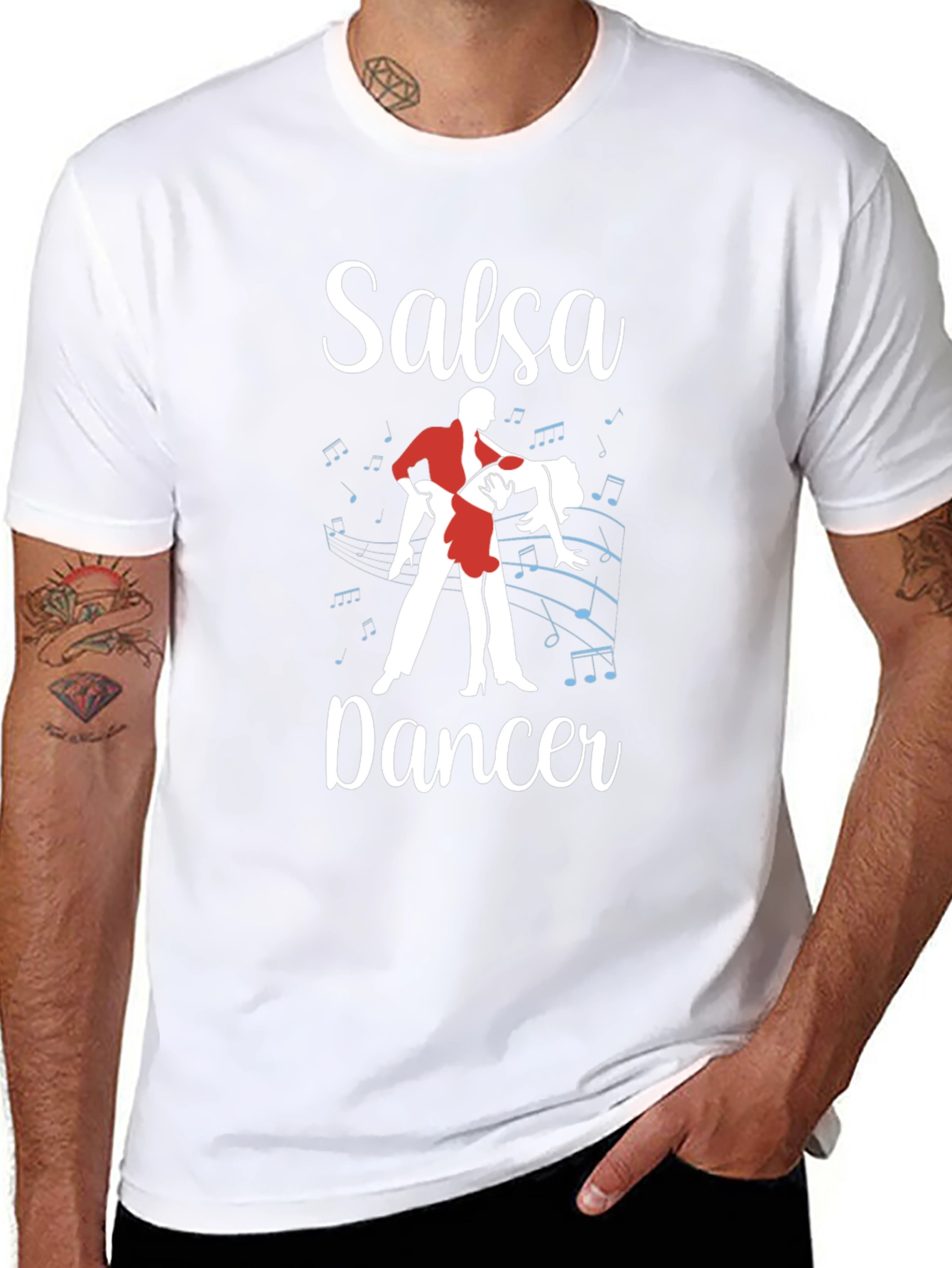 Salsa Dancer Graphic T-Shirt - Dance Lover Tee