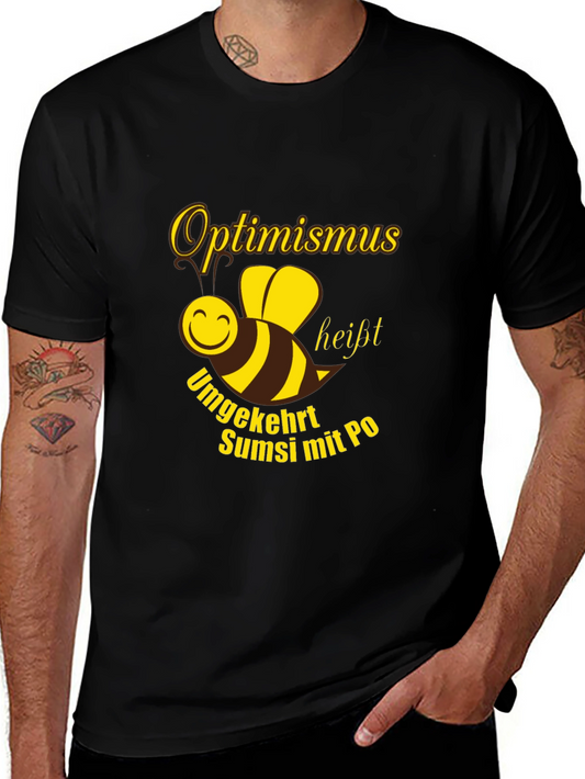Optimismus Bee Graphic T-Shirt