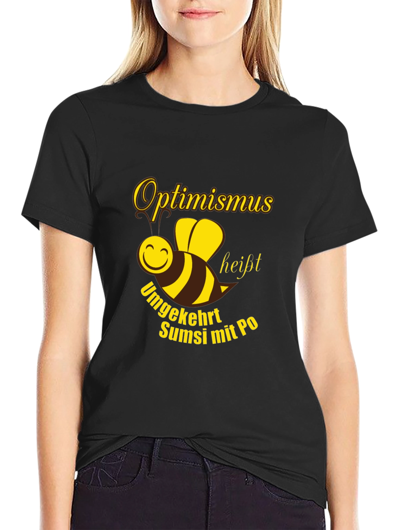 Optimismus Bee Graphic T-Shirt
