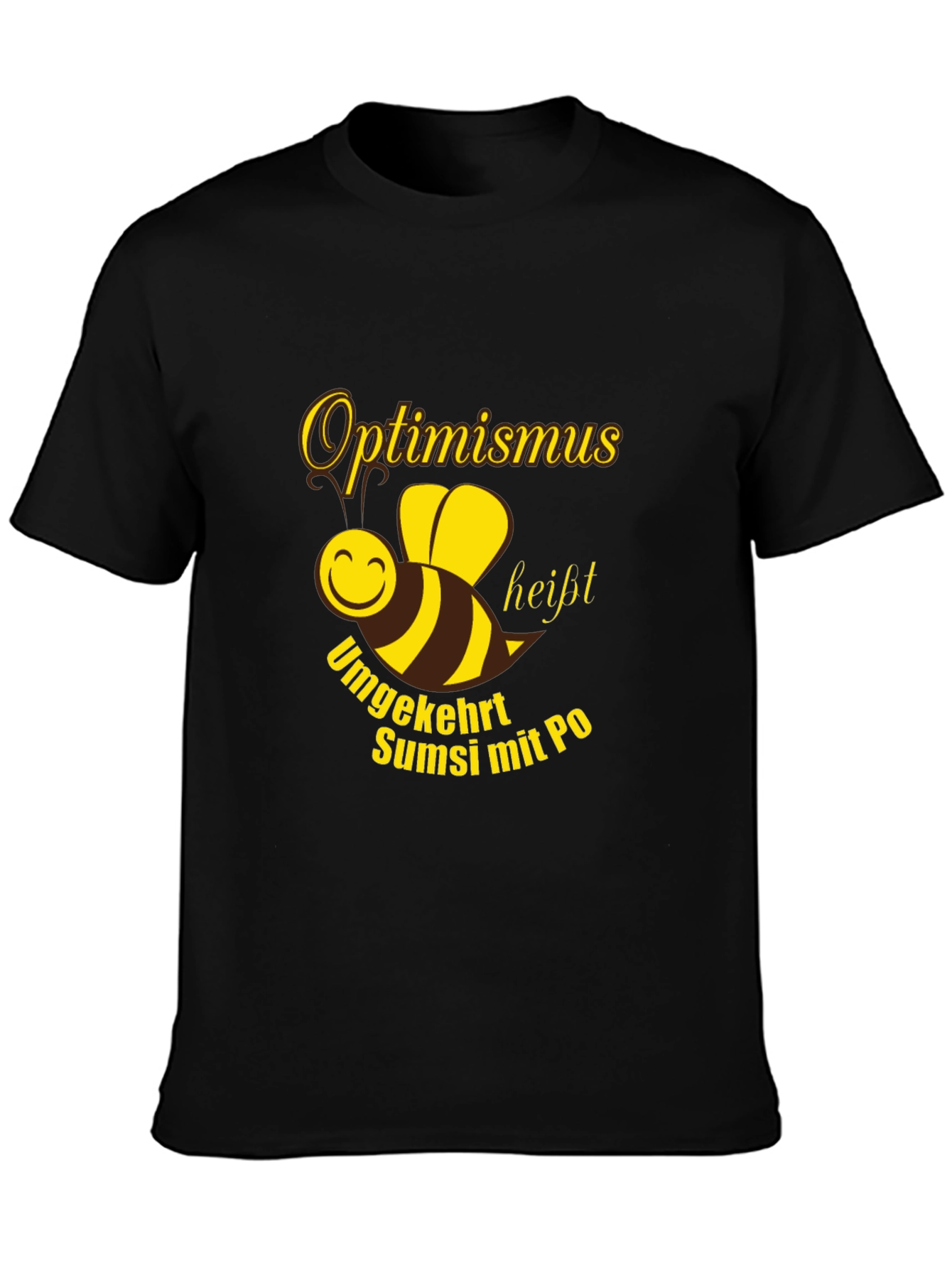 Optimismus Bee Graphic T-Shirt