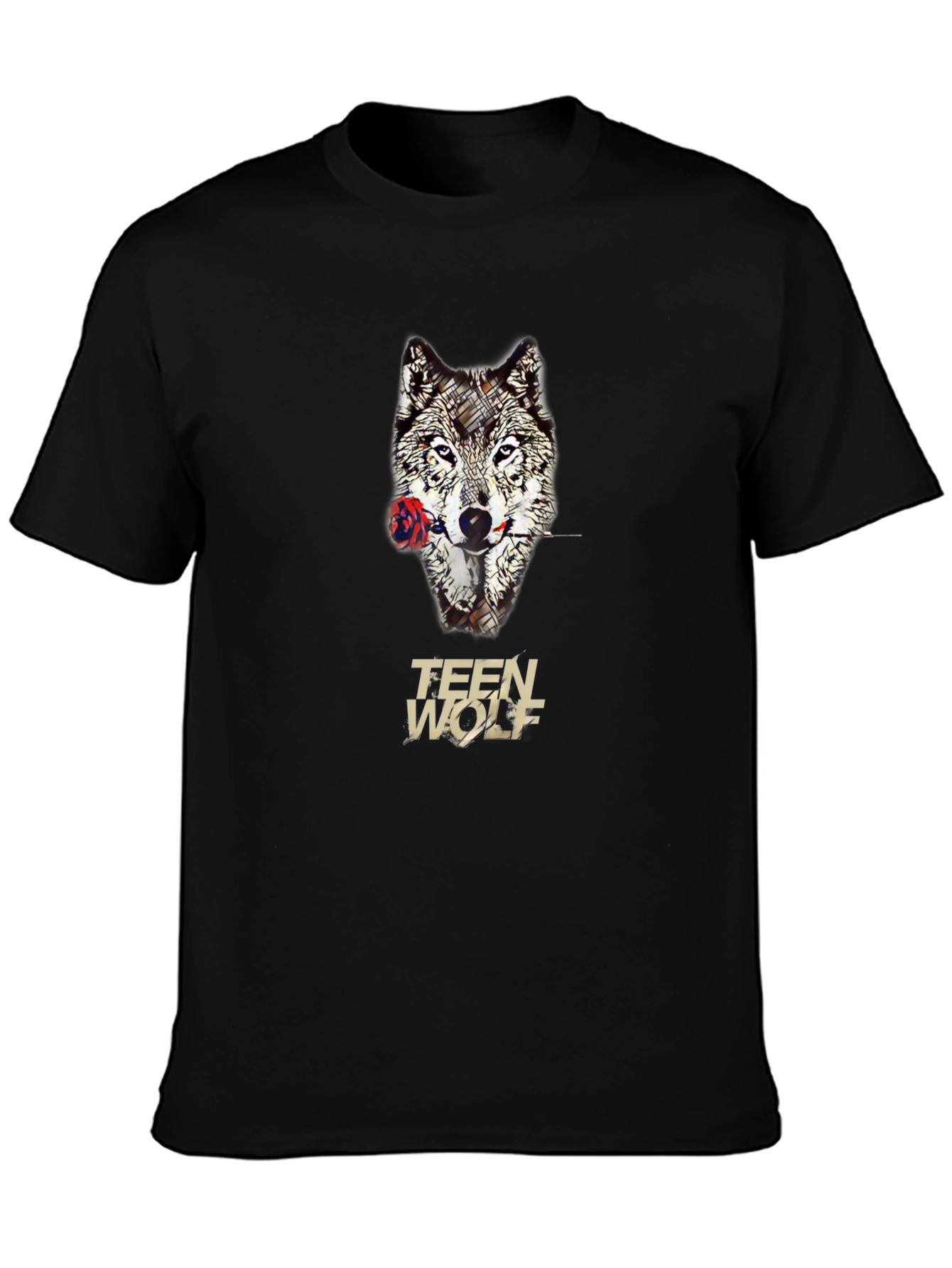 Teen Wolf T-Shirt - Wolf & Rose Graphic Tee