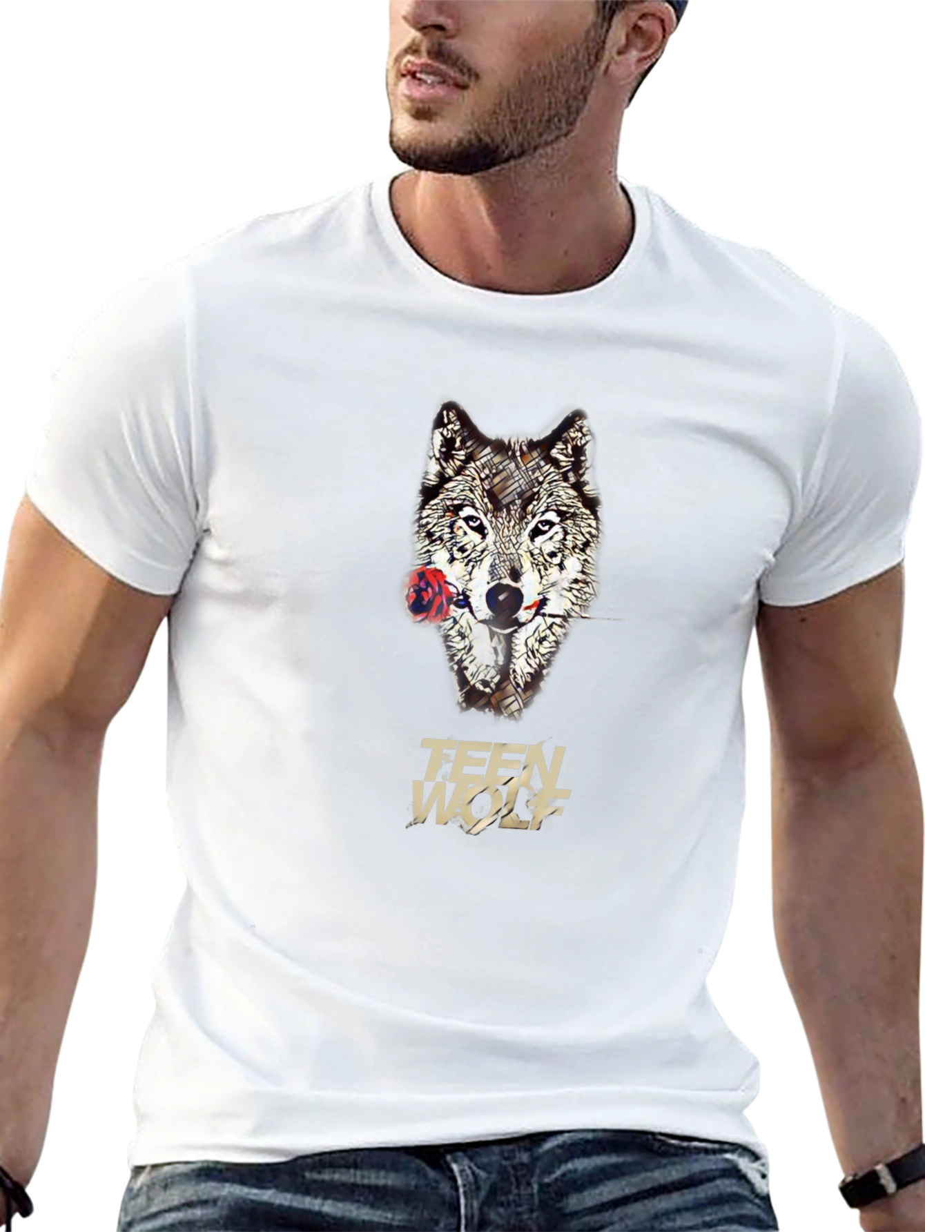 Teen Wolf T-Shirt - Wolf & Rose Graphic Tee