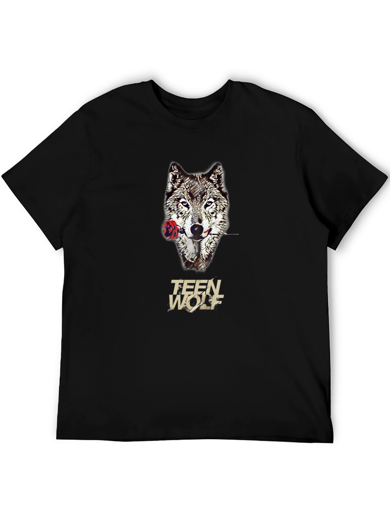 Teen Wolf T-Shirt - Wolf & Rose Graphic Tee