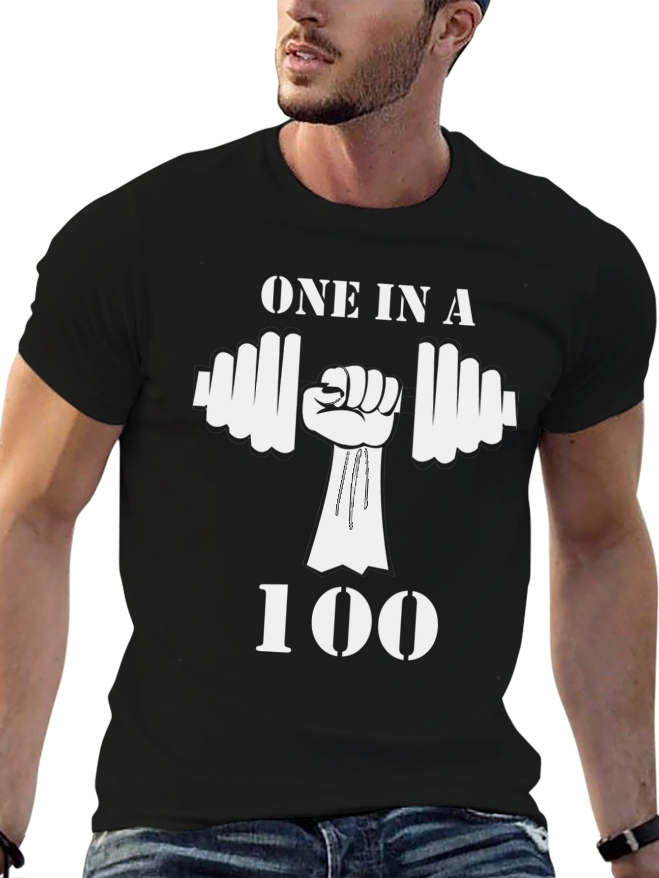 One in a 100 Graphic T-Shirt - Fitness Motivation
