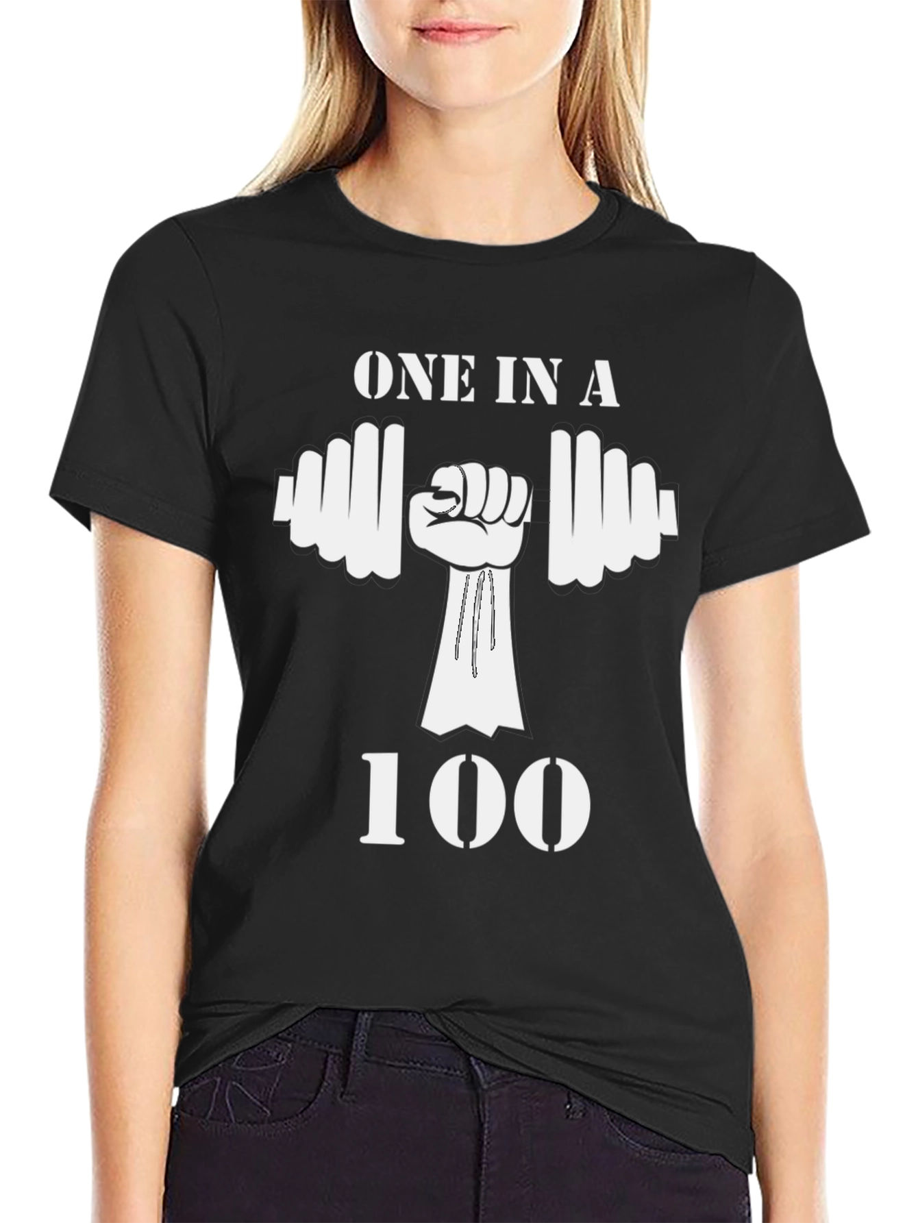 One in a 100 Graphic T-Shirt - Fitness Motivation