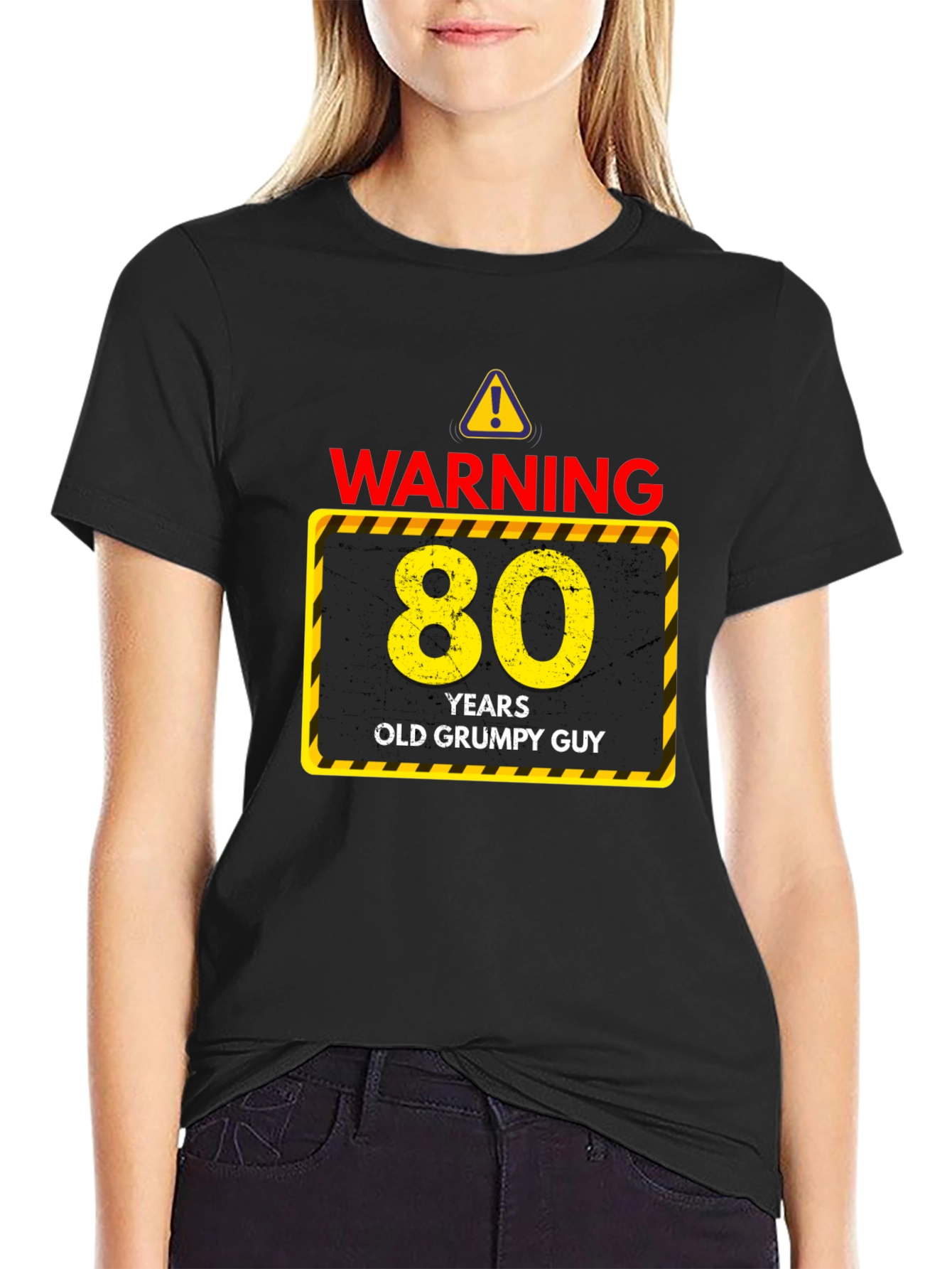 Warning 80 Years Old Grumpy Guy T-Shirt