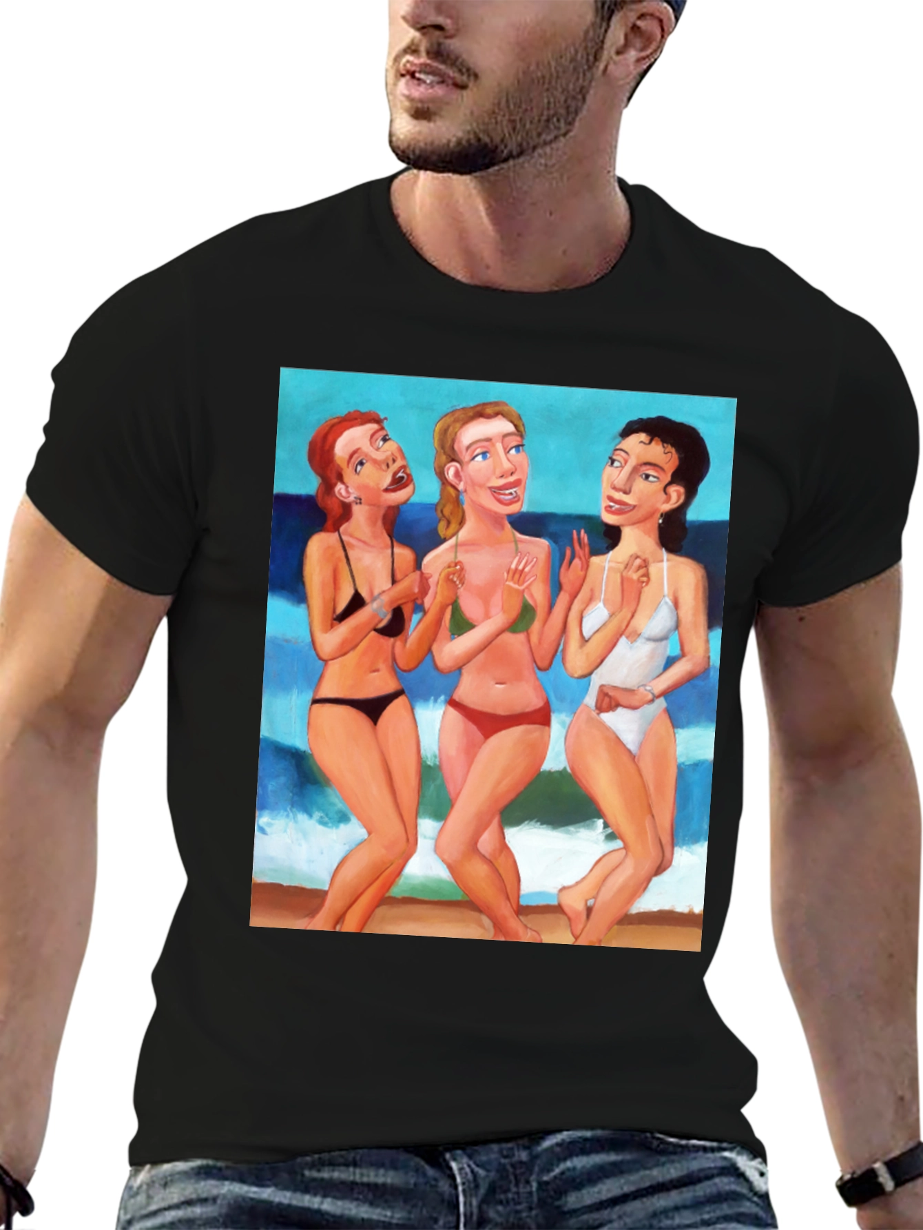 Retro Beach Babes Graphic Tee - Unisex