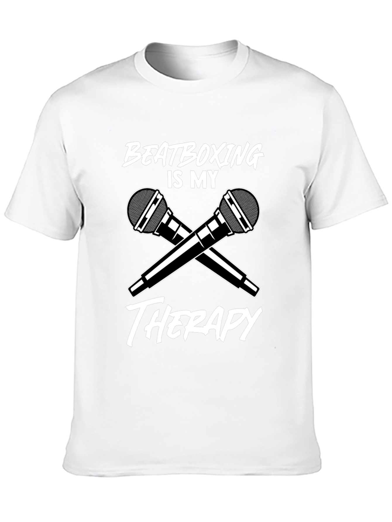 Beatboxing Therapy T-Shirt Microphone Graphic Music Tee