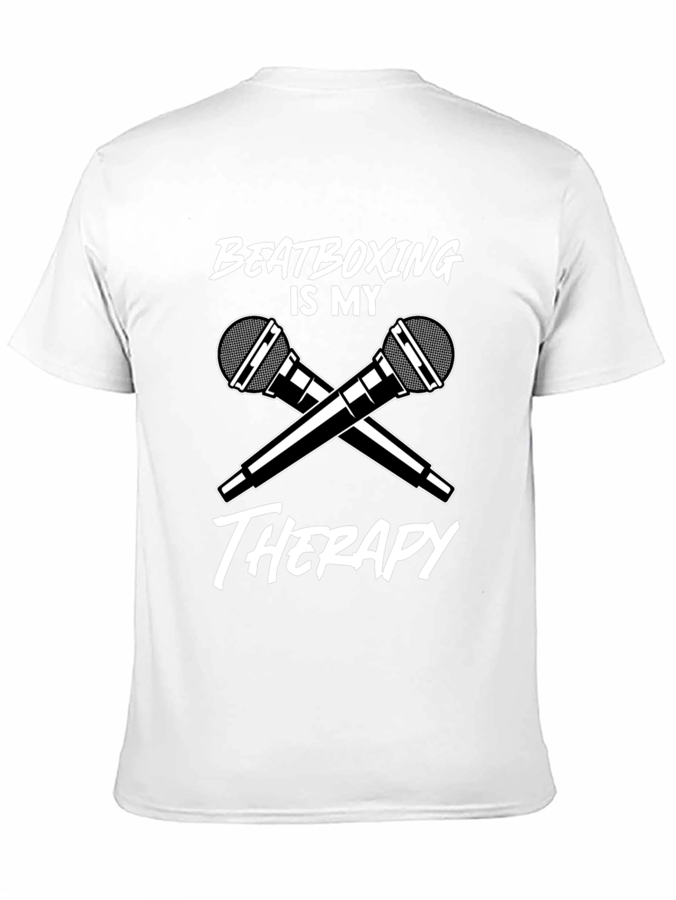 Beatboxing Therapy T-Shirt Microphone Graphic Music Tee