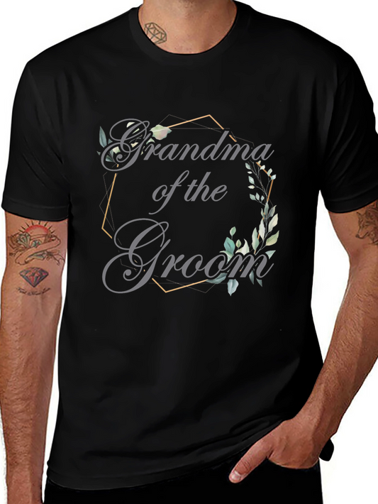 Grandma of the Groom Tee - Floral Wedding Shirt