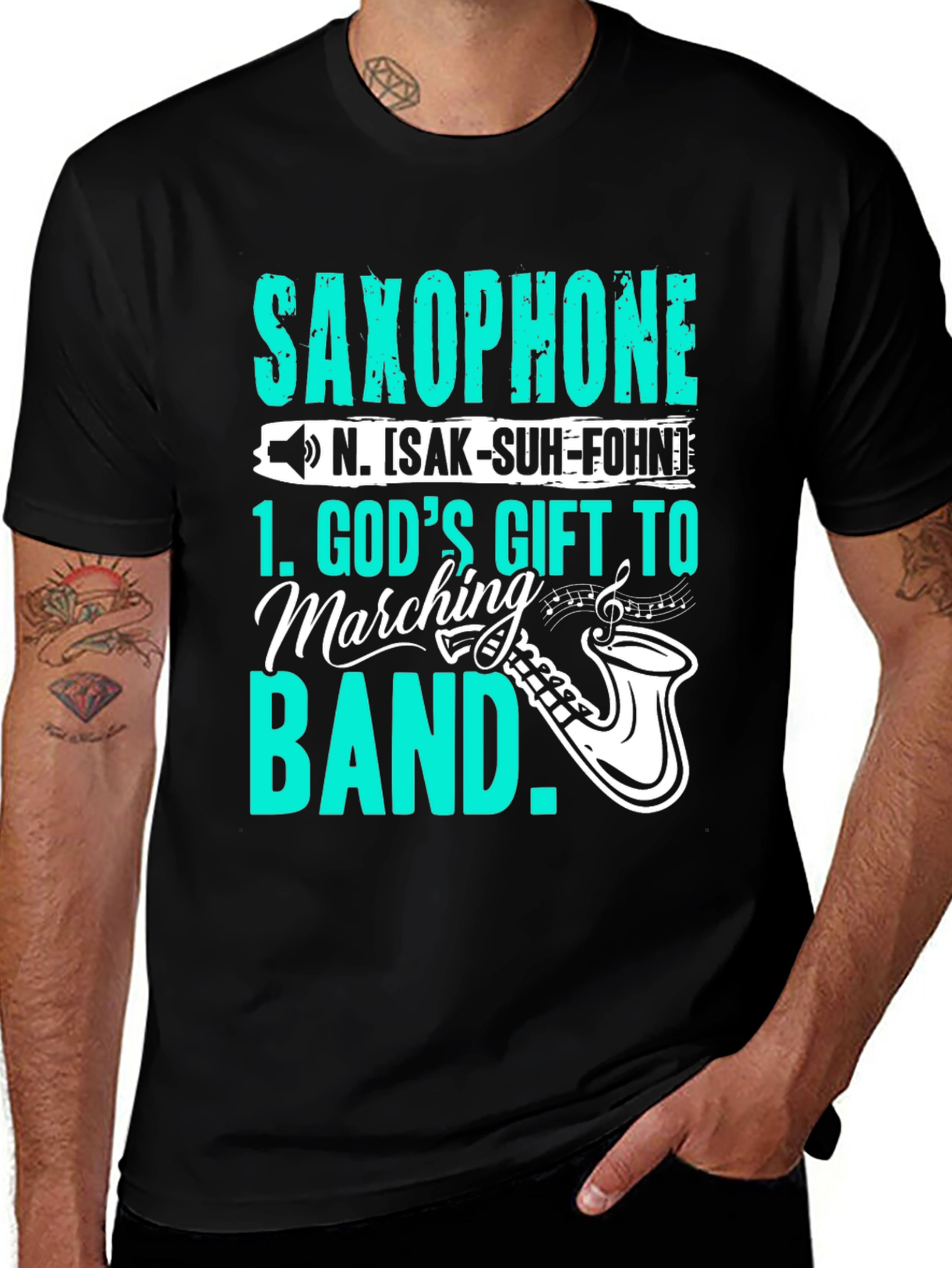 Saxophone Marching Band T-Shirt