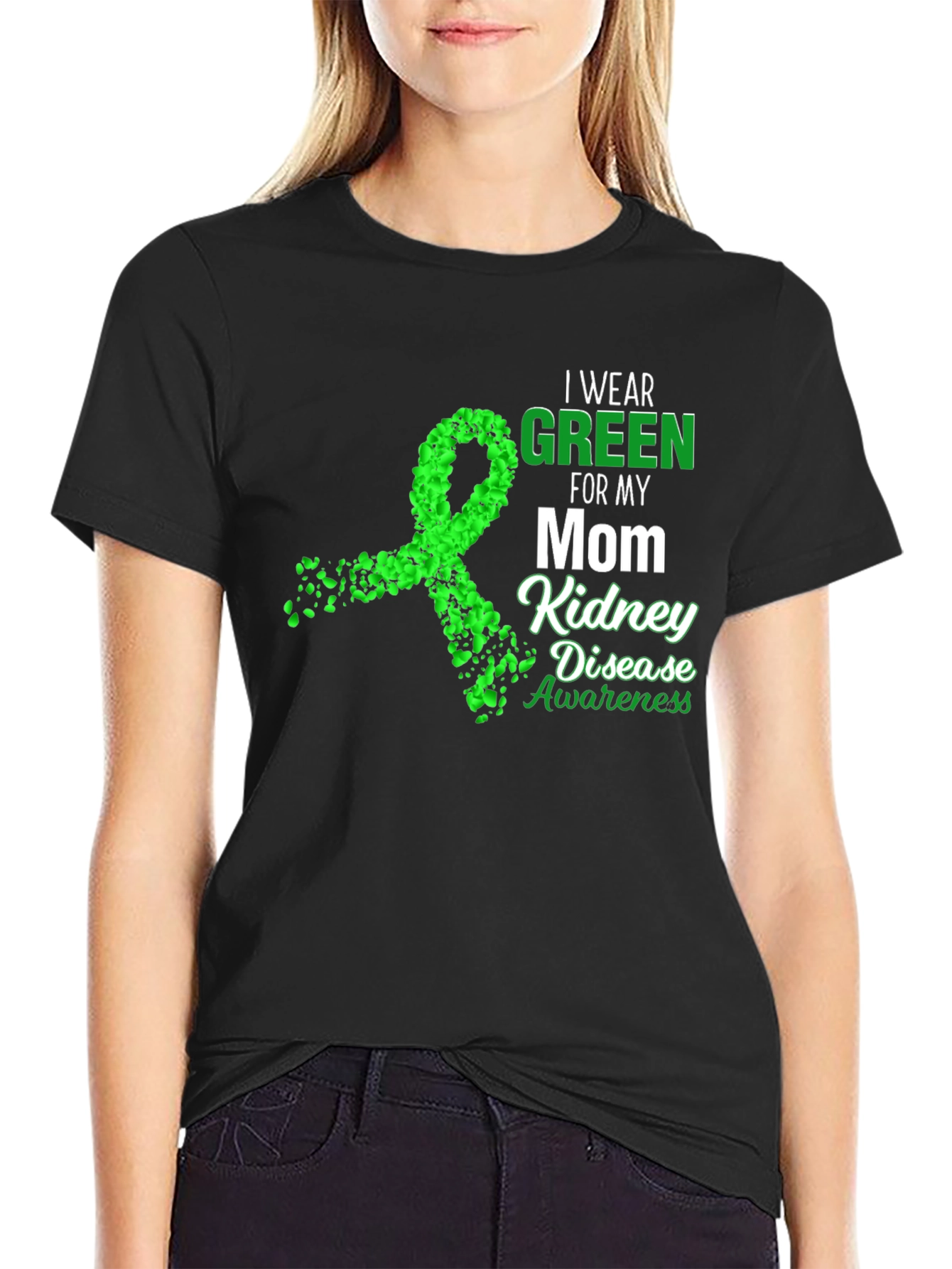 Green Ribbon Kidney Disease Awareness T-Shirt