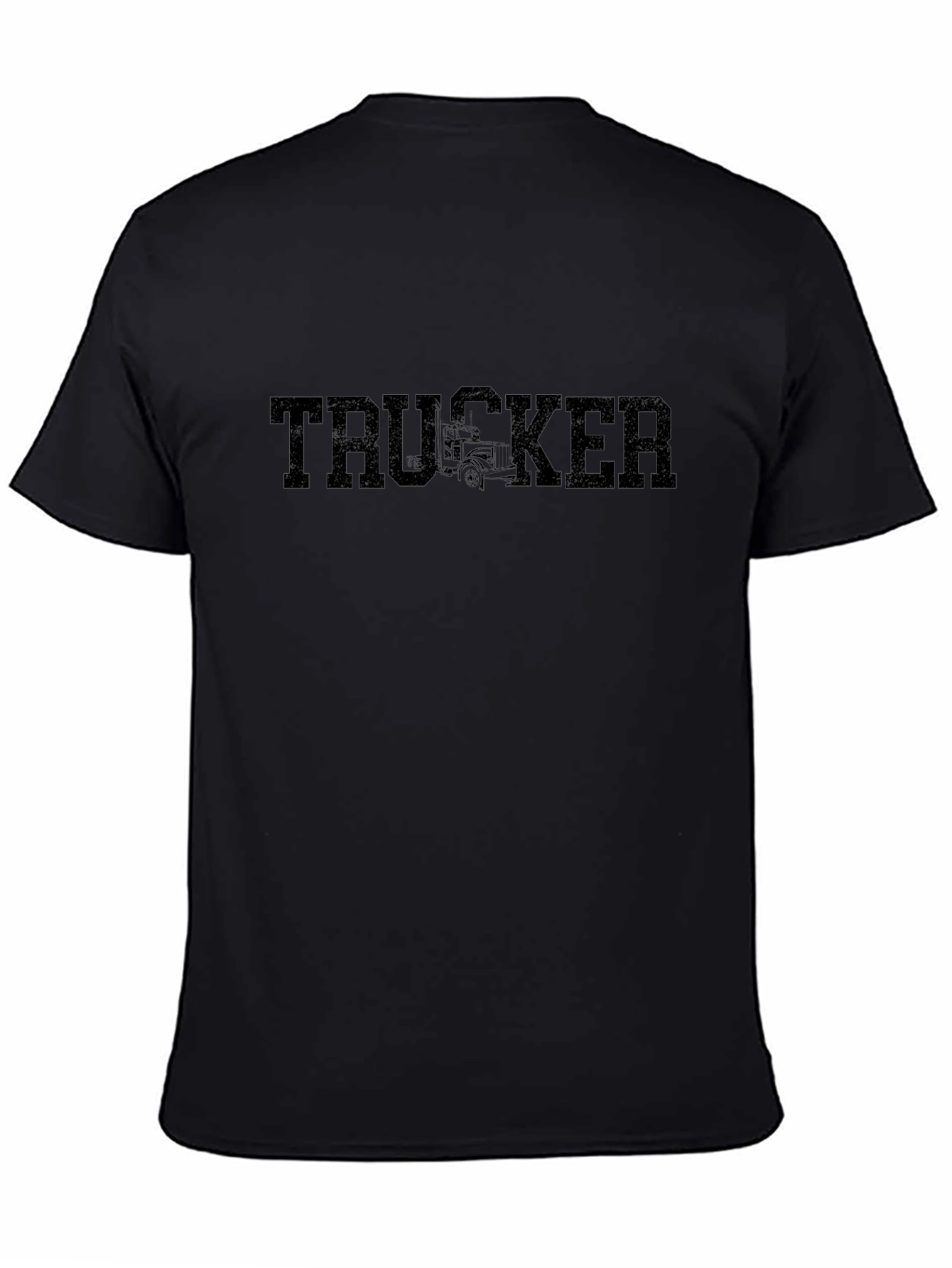 Trucker Graphic Tee - Classic Black T-Shirt