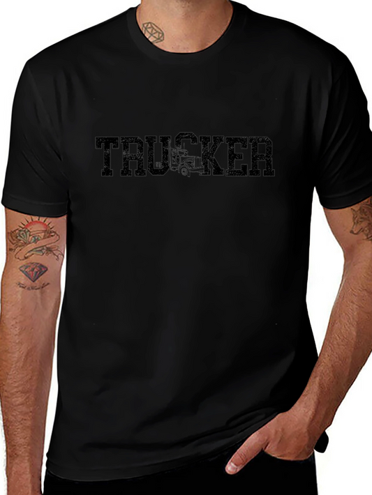 Trucker Graphic Tee - Classic Black T-Shirt