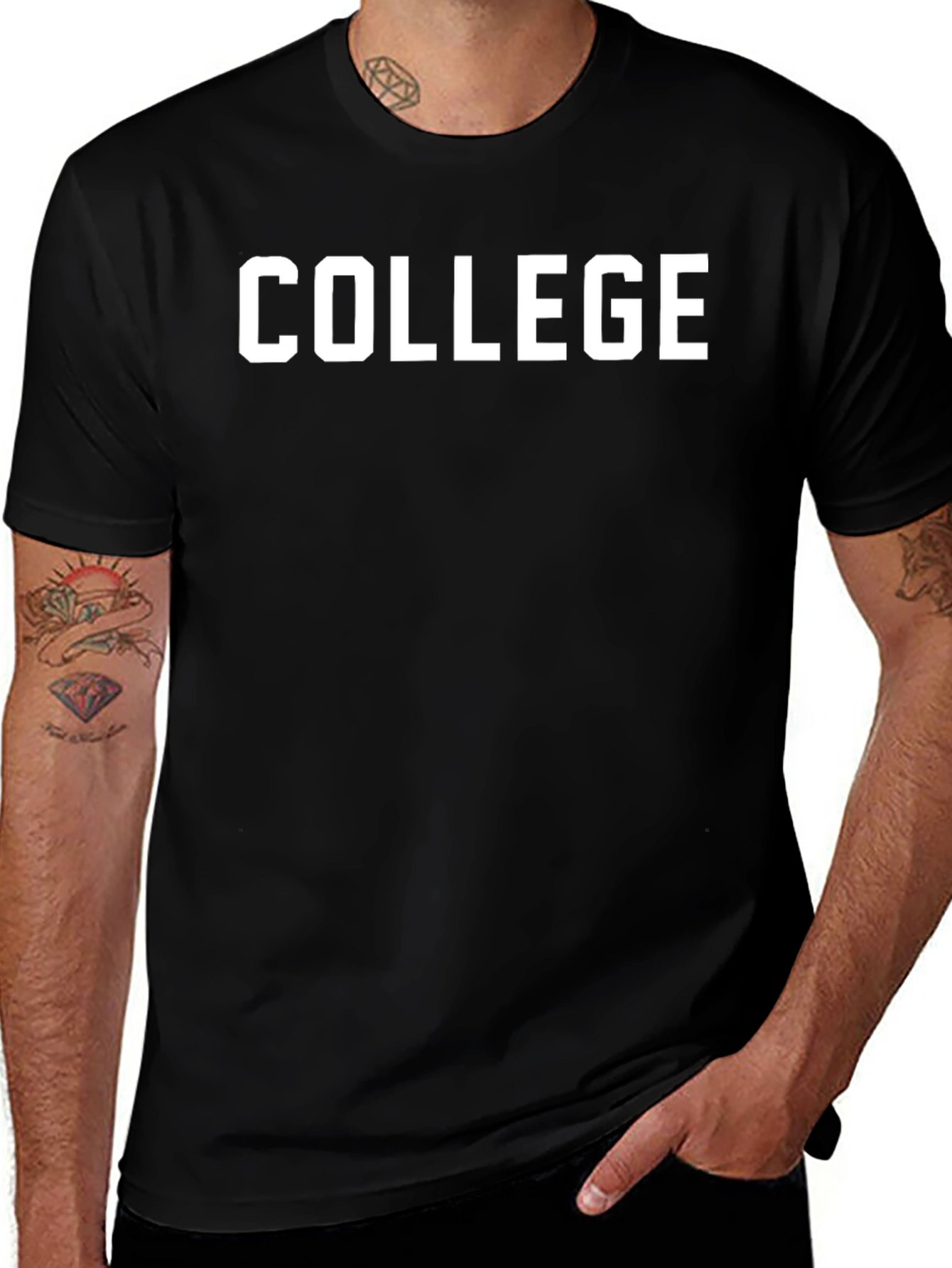 College T-Shirt - Bold & Classic Design