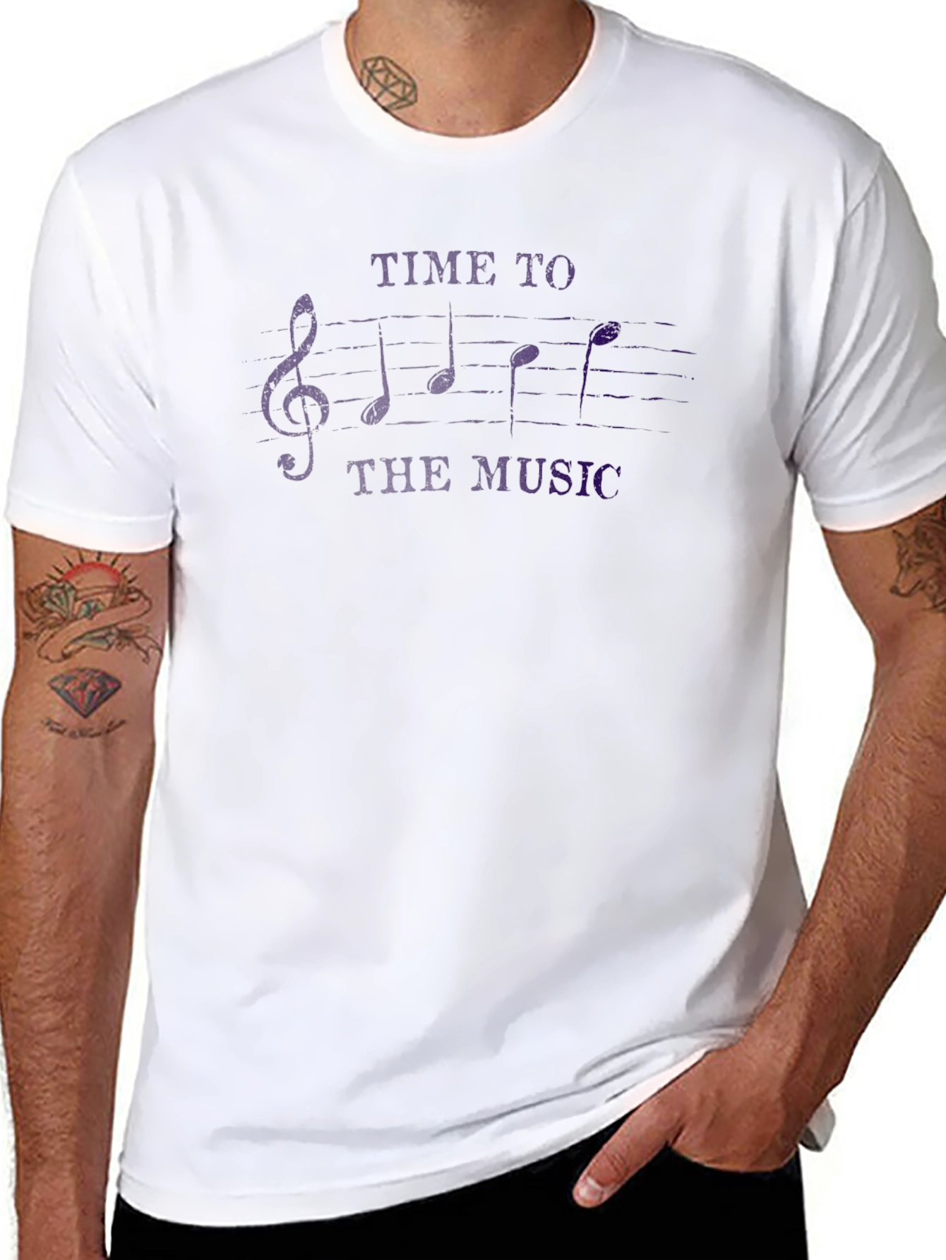 Time to Face the Music Black T-Shirt