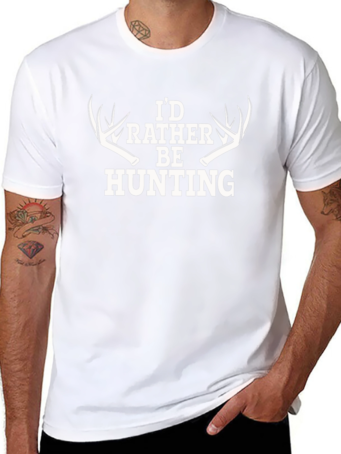 Id Rather Be Hunting T-Shirt