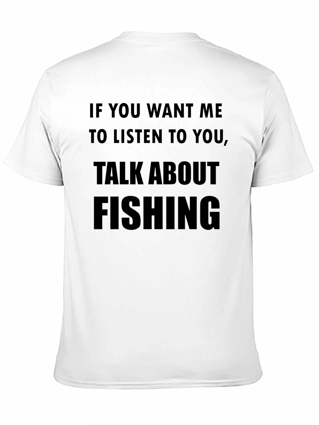 Fishing Talk Black T-Shirt - Mens Graphic Tee