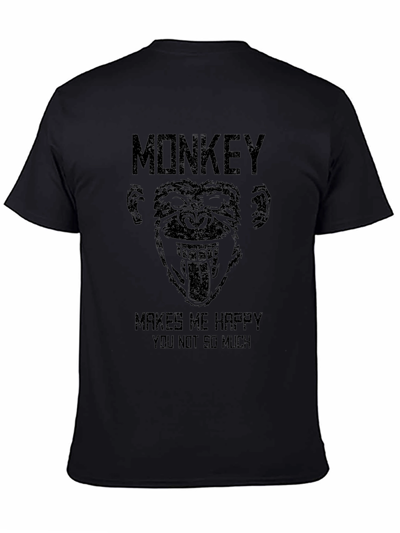 Monkey Makes Me Happy Graphic Tee