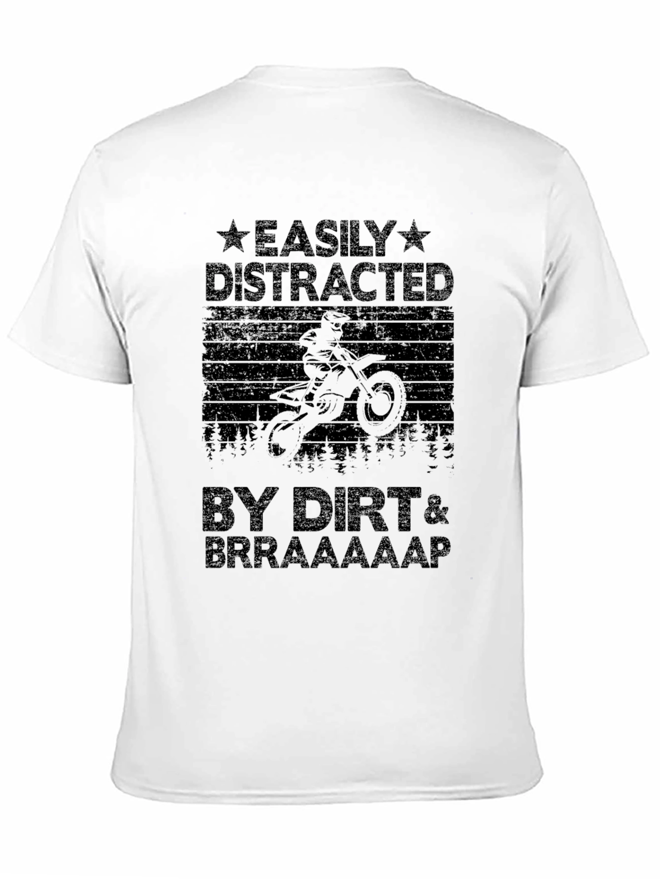 Easily Distracted By Dirt Bike T-Shirt