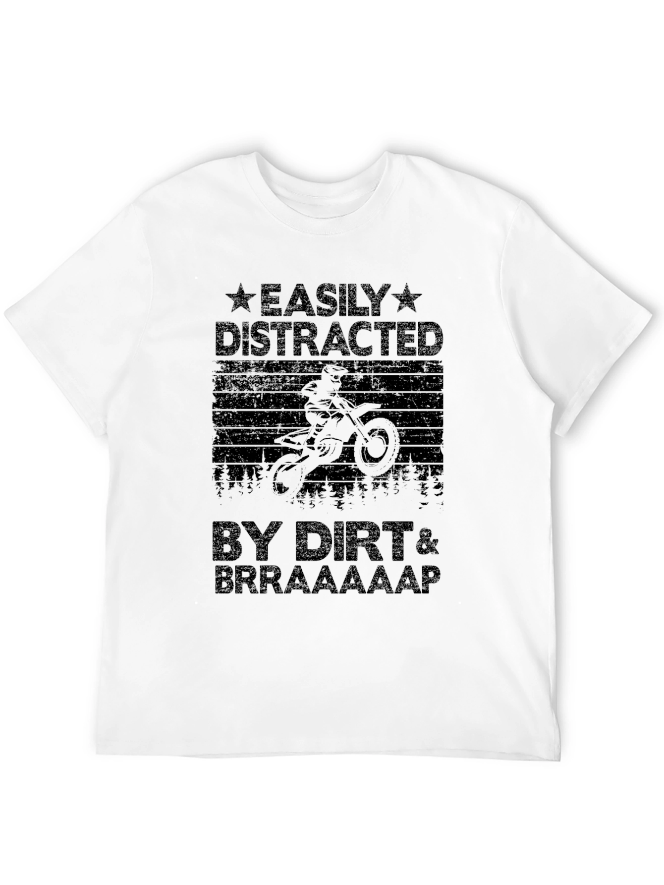 Easily Distracted By Dirt Bike T-Shirt