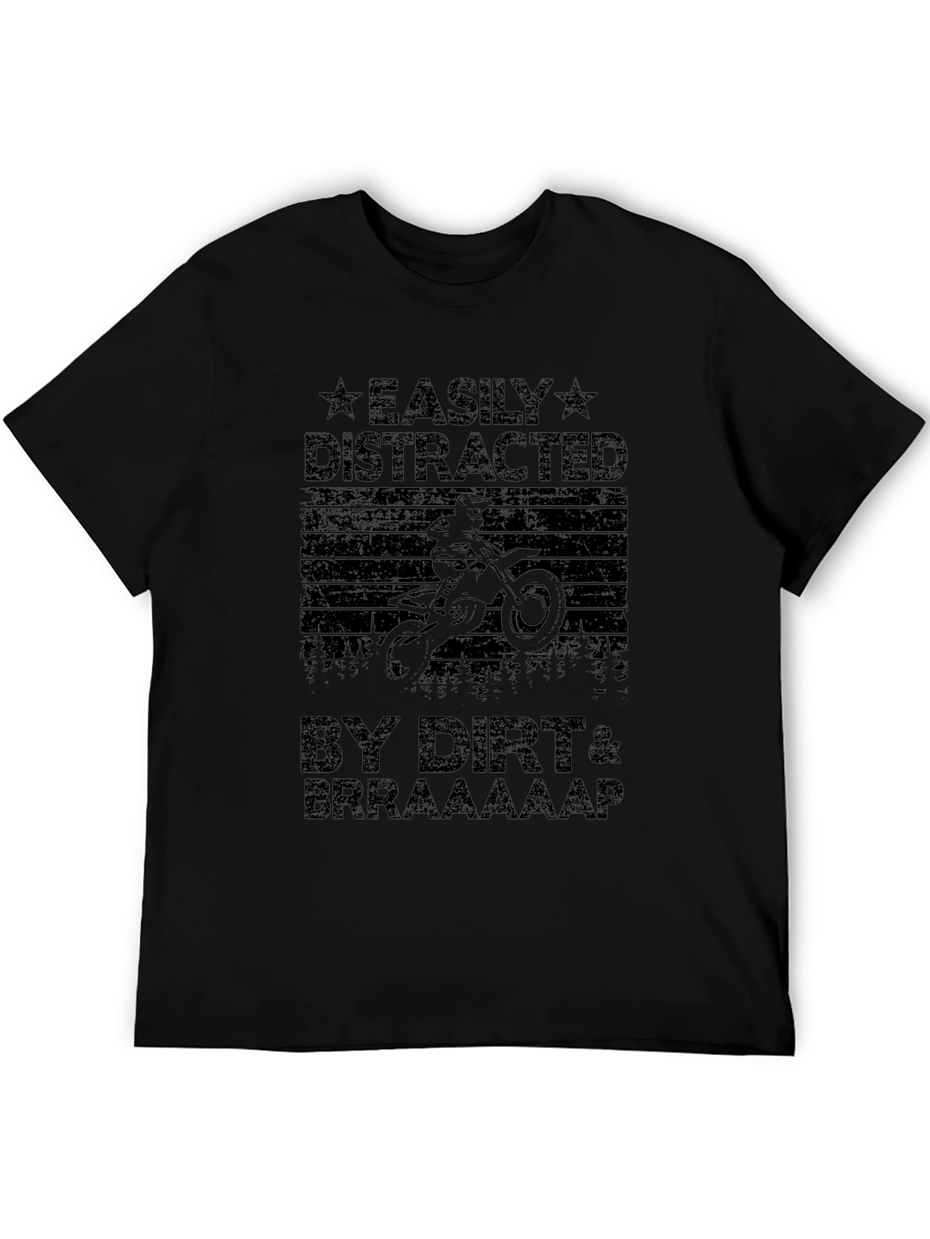 Easily Distracted By Dirt Bike T-Shirt